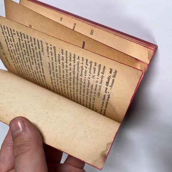 Naked Lunch - William Burroughs Vintage Black Cat Paperback 1966 - Picture 5 of 8